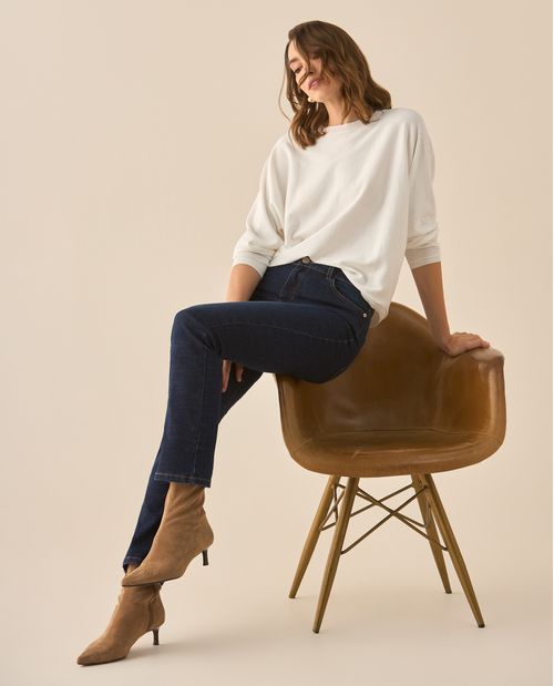 Jean Skinny tono oscuro para mujer