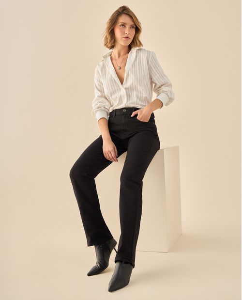 Pantalón Recto Outlet Premium