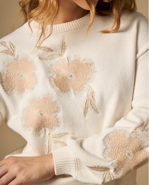 Chaleco tejido cuello media perilla