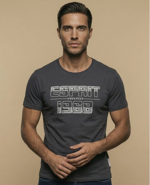Camiseta con estampado gráfico en pecho