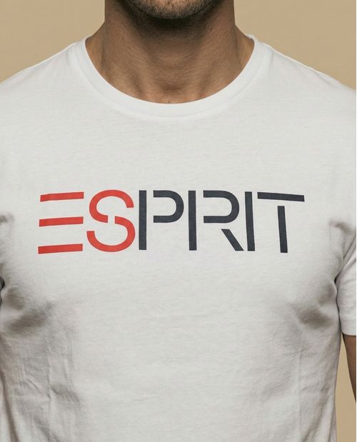 Camiseta con logo estampado en pecho