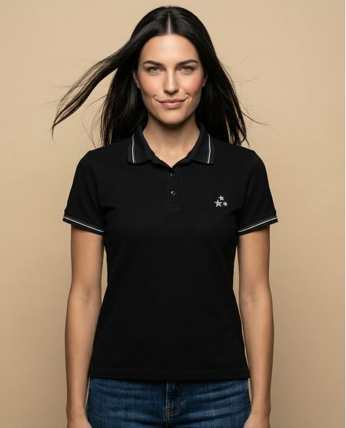 Camiseta tipo polo para mujer