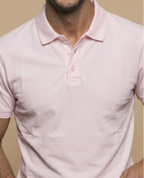 Polo manga corta con cuello clásico para hombre