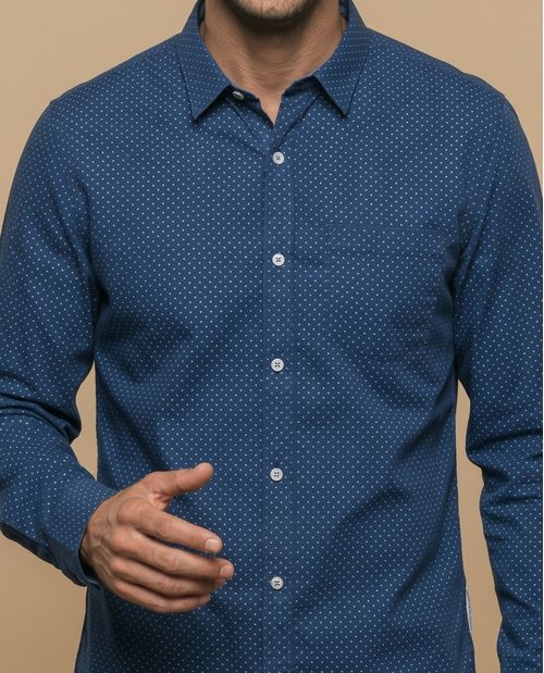 Camisa manga larga hombre