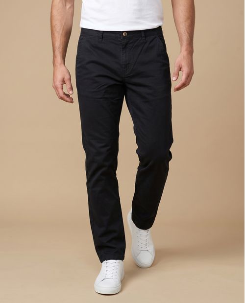 Pantalón Slim Hombre Color Sólido