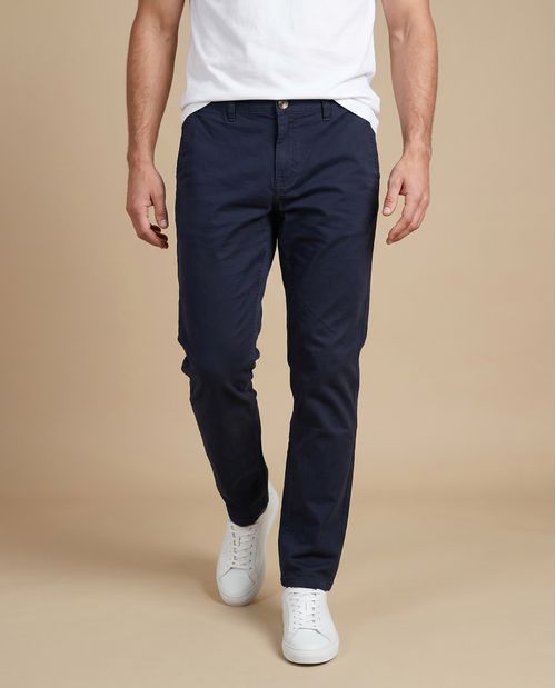 Pantalon Slim Hombre Azul Marino