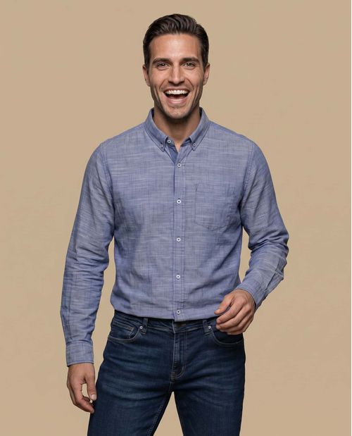 Camisa Masculina Algodón