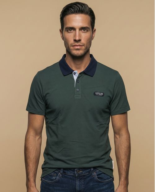 Camiseta Polo Media Perilla