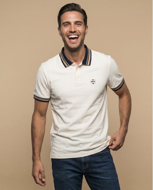 Camiseta Polo Media Perilla