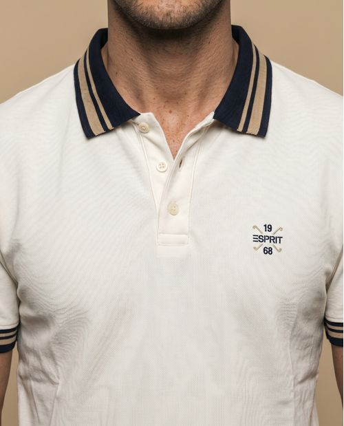 Camiseta Polo Media Perilla