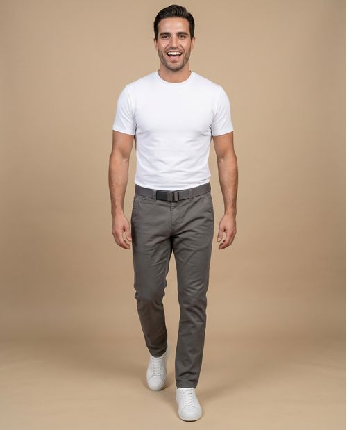 Pantalón Recto Hombre Algodón