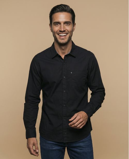 Camisa manga larga Slim