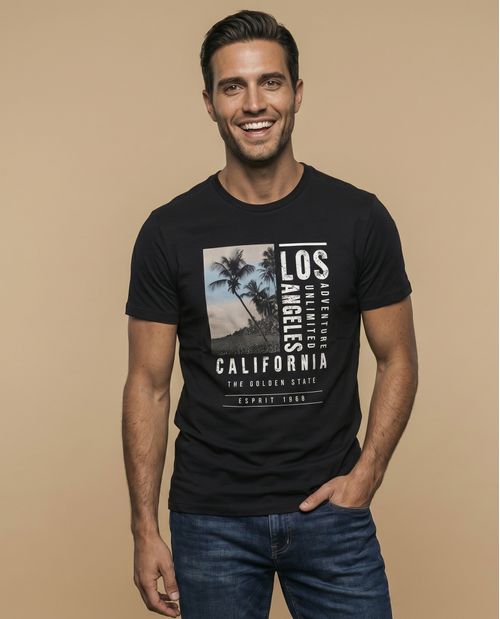 Camiseta estampada 100% algodón