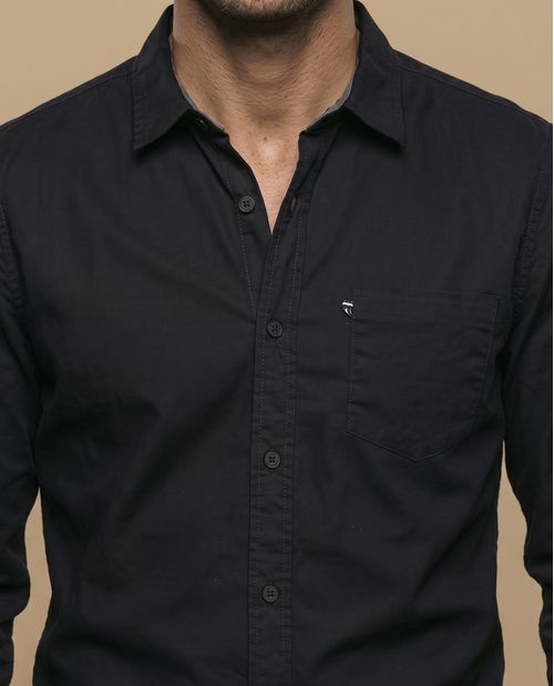 Camisa manga larga Slim
