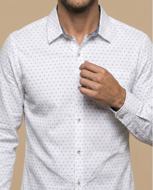 Camisa manga larga slim