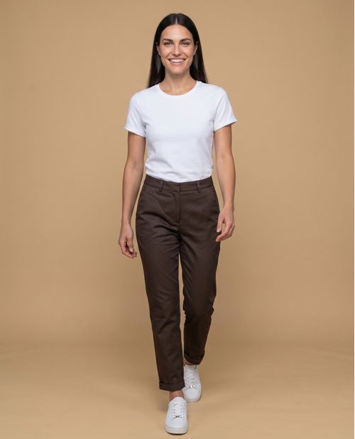 Pantalón Recto Mujer Esprit