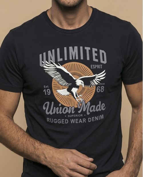 Camiseta diseño gráfico vintage