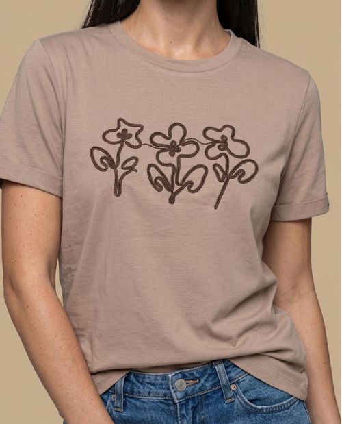 Camiseta manga corta algodón