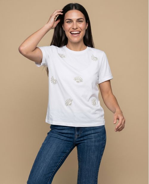 Camiseta manga corta algodón