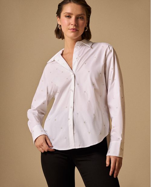 Camisa manga larga algodón