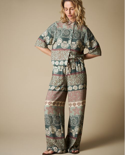 Pantalón Wide Leg Tobillero