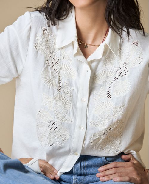 Camisa manga larga camisera