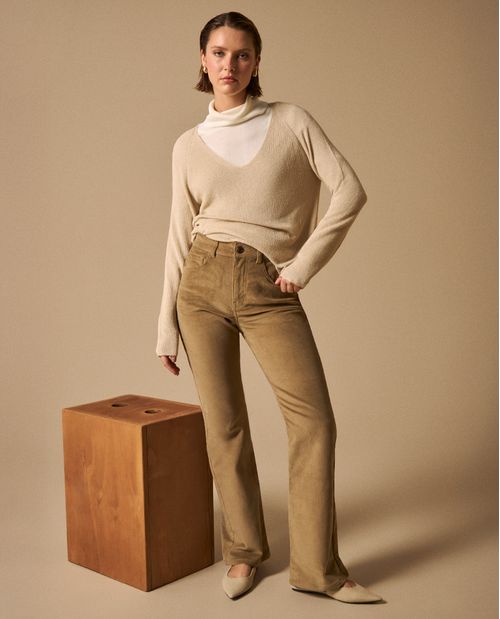 Pantalón de tiro alto
