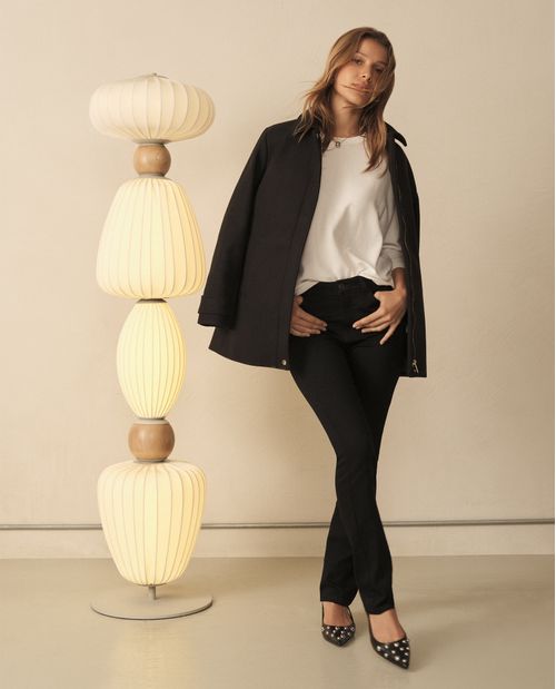 Jean slim en tono negro