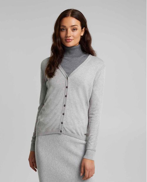 Cárdigan tejido con algodón ecológico
