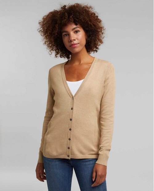Cárdigan tejido con algodón ecológico